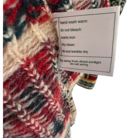 Vintage Laura Ashley Sweater Fair Isle Size XL 100% New wool Christmas Britain - Picture 6 of 6